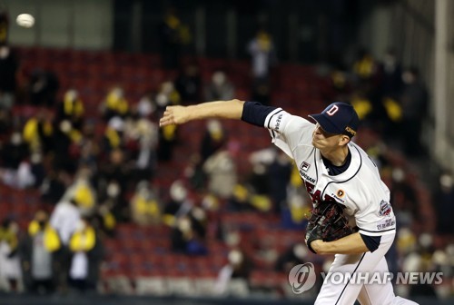 '1차전 MVP' 두산 플렉센 살아있는 전설 니퍼트, 영광이었다(종합)