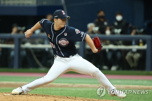 PS 무실점 두산 박치국 양의지 형, 체인지업으로 삼진 잡겠다