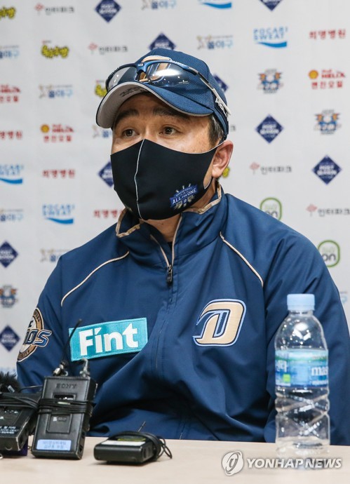 이동욱 NC 감독 알테어 마스크 착용 문제, 잘 설득하겠다