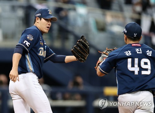 NC의 KS 최고 믿을맨 김진성…주자 있으면 전투력 상승