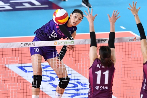 김연경·이재영 65점 합작…흥국생명, 혈전 끝에 인삼공사 제압(종합)