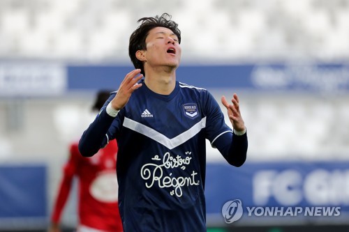 '교체 투입' 황의조, 또 첫 골 불발…보르도는 릴에 1-2 패