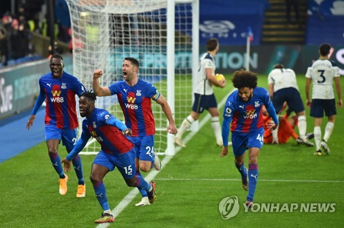 '손흥민 4호 도움' 토트넘, C.팰리스와 1-1 무승부…선두 '위태'