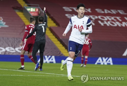 리버풀 골문 열어젖힌 손흥민, BBC 평점서 토트넘 1위