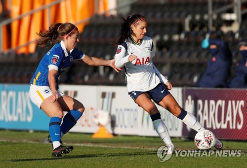 여자축구 스타 모건, 토트넘 4개월 임대 마치고 미국 복귀