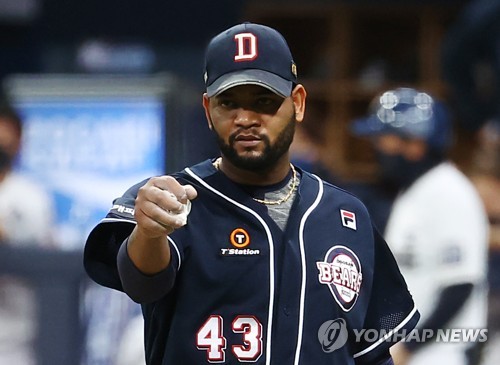 알칸타라, 日 한신 입단 확정…두산에서 1년 잊지 못해(종합)