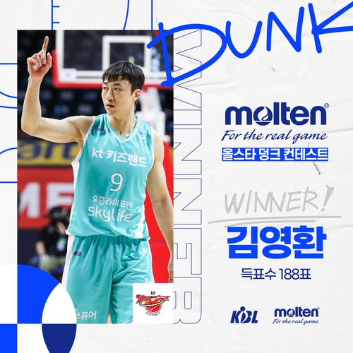 프로농구 올스타 '랜선 경연' kt 독식…3점 양홍석·덩크 김영환
