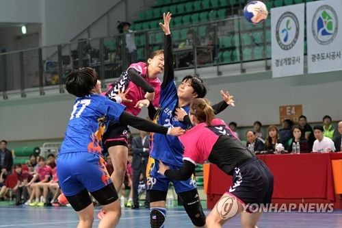 여자 핸드볼 실업팀 'SK슈가글라이더즈' 연고지는 광명시