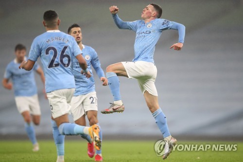 포든 또 터졌다…맨시티, 브라이턴 1-0 잡고 3위 '점프'