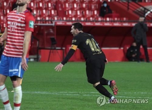 메시, 두 경기 연속 멀티골…라리가 득점 단독 1위로