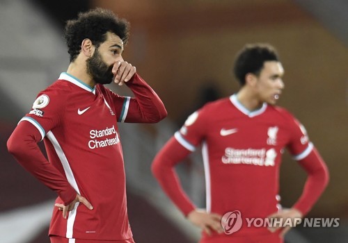 '흔들리는' 리버풀, 하위권 번리에 0-1 패배…'안방 불패' 무색