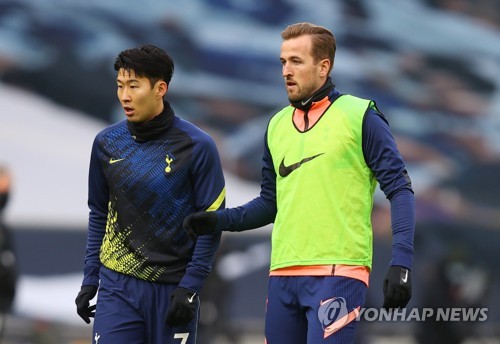 손흥민-케인 13골 합작…EPL 사상 최고 콤비로 '우뚝'(종합)