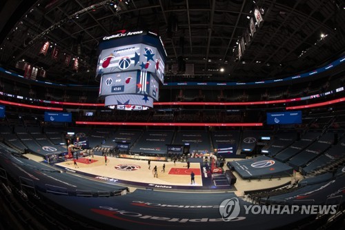 NBA 워싱턴에 코로나 직격탄…선수 추가 확진·5경기째 연기