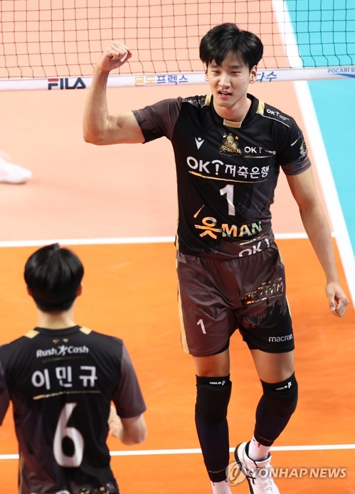 석진욱 OK 감독 송명근, 자신감 붙은 것 같다…키 플레이어